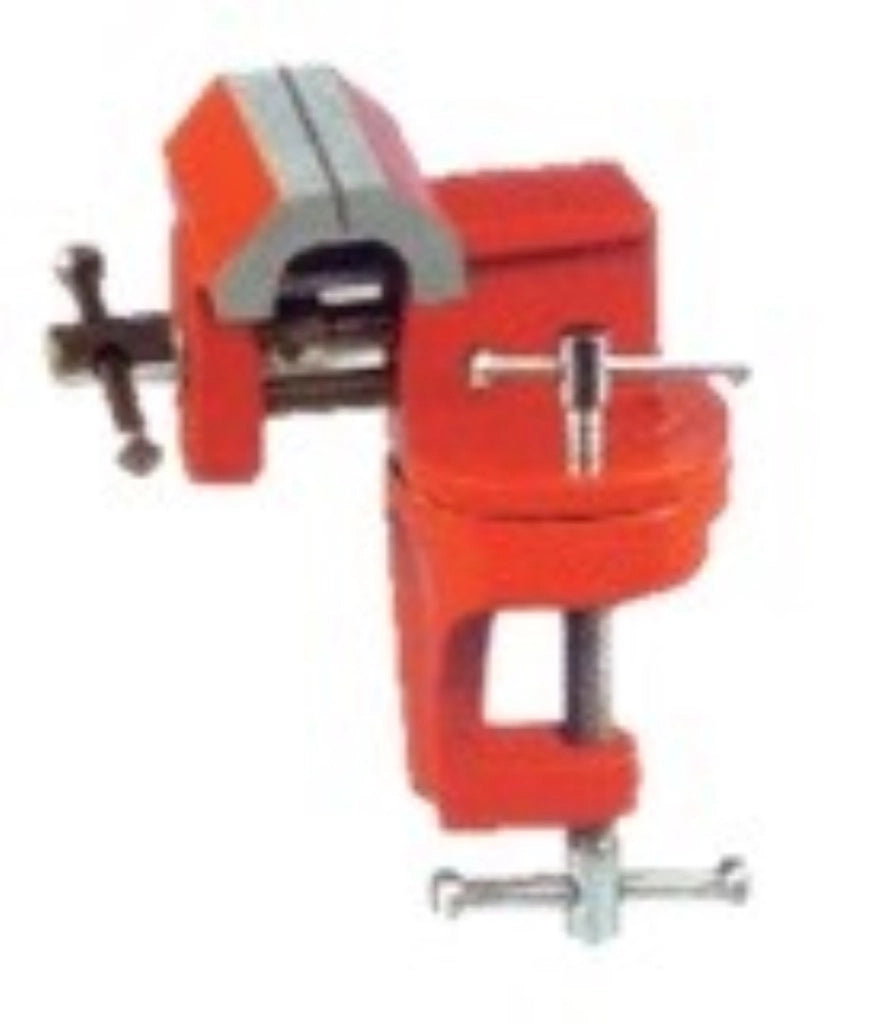 Morsetto Pesante Base Girevole Vite A Galletto Ghisa Acciaio 60 Mm - Oreca New