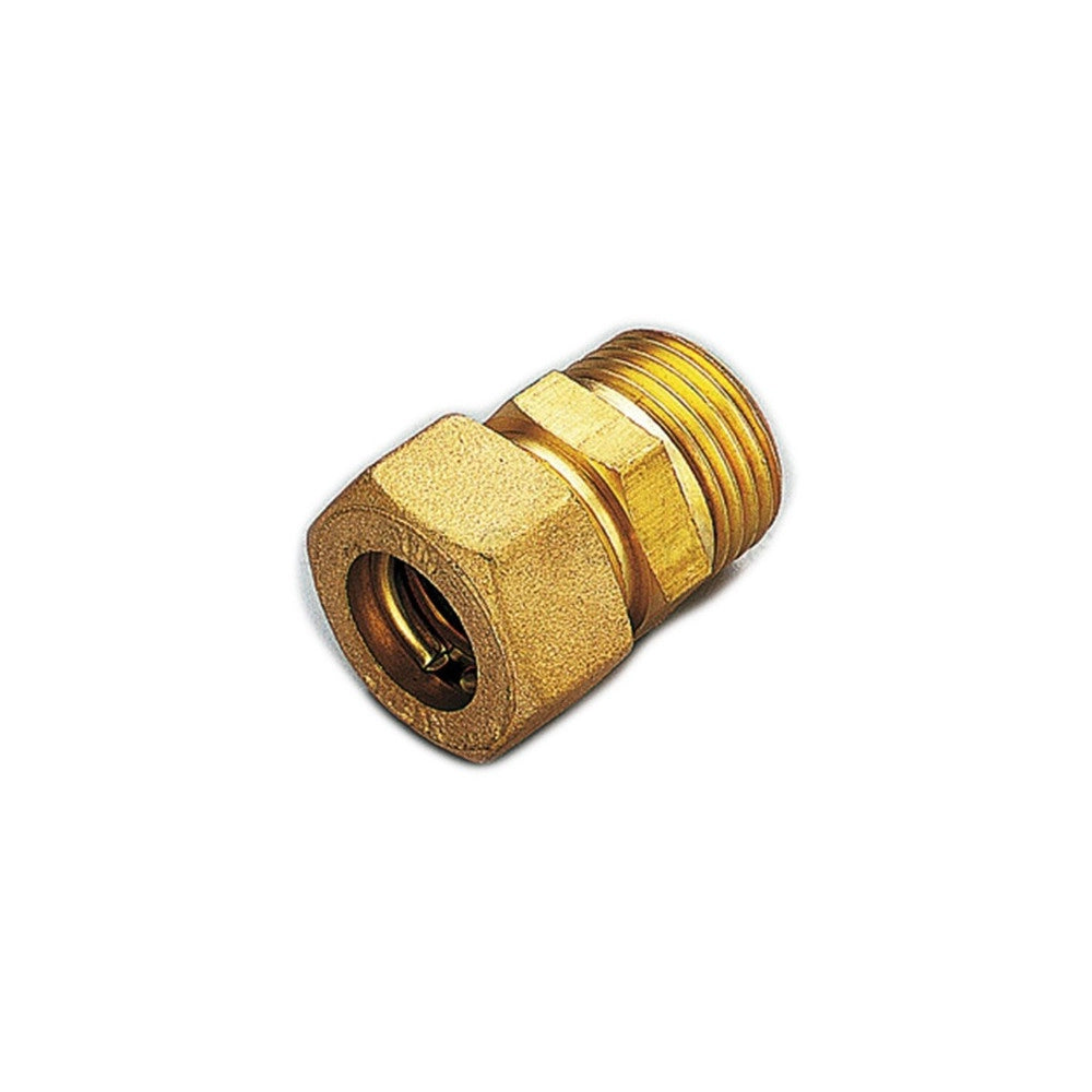 Raccordo 1/2''x16mm maschio a compressione con tenuta o-ring
