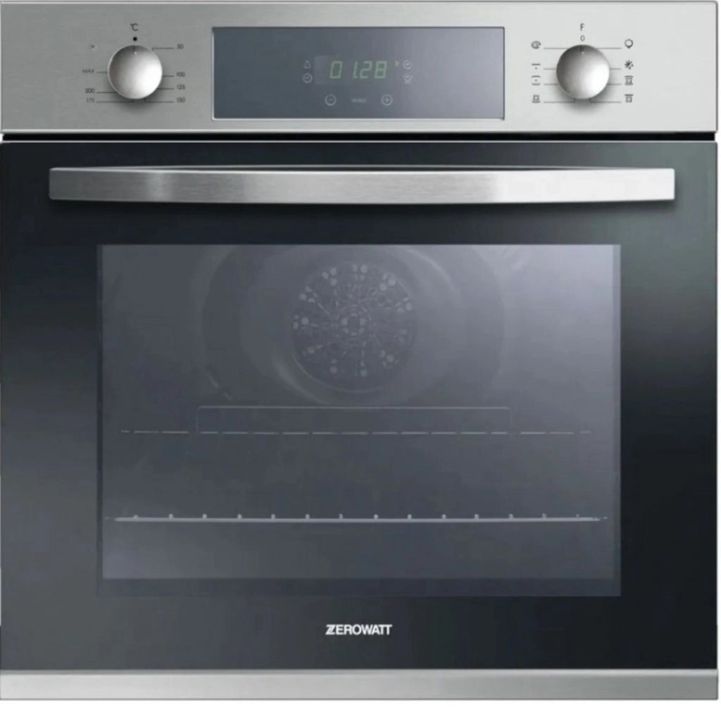 Zerowatt zfp605x/e forno da incasso elettrico ventilato 65 lt classe a+ 8 funzioni inox
