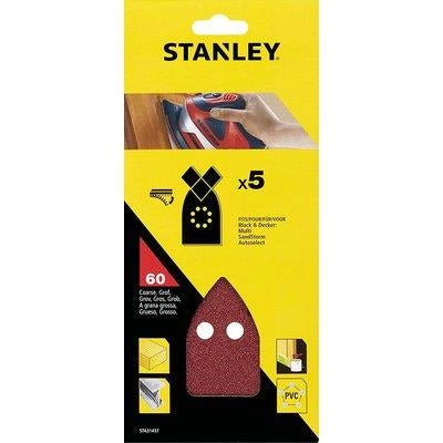 CARTA ABRASIVA VELCRATA MULTILEV BD STANLEY - GRANA 120 STA31447-XJ CF=PZ 5- 5 confezioni
