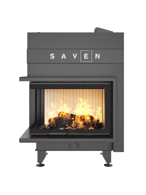 Caminetto ad angolo Inserto Apertura sinistra Energy Up 75x50x47 (15,1 kW) ECO