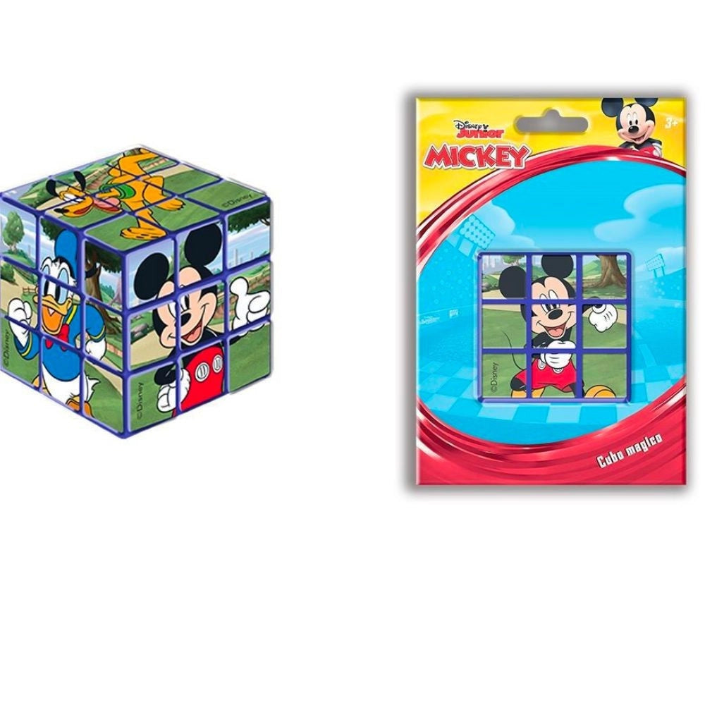 Trade Shop - Cubo Di Rubik Mickey Mouse Cubo Magico Rompicapo Gioco Abilità Educativo Bambini -