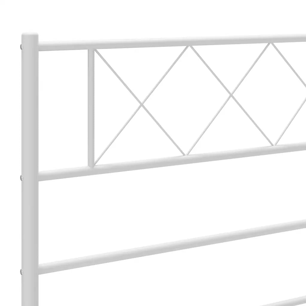 Testiera di Ricambio in Metallo Bianco 100 cm 372355