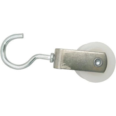 CARRUCOLA NYLON + GANCIO SELF - INOX D.MM 30- 5 pezzi