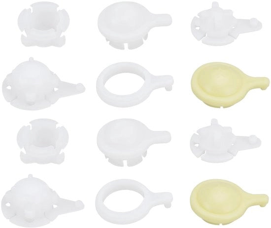 Kit di supporto per leva di accoppiamento per lavagna e stanghe di accoppiamento per motori, colore bianco e giallo, adatto a diverse vetture