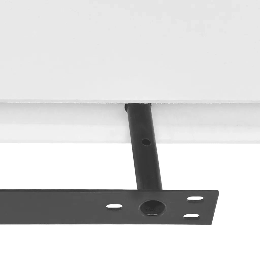 2 Mensole per pareti Bianche MDF per Libri/DVD cod mxl 54366