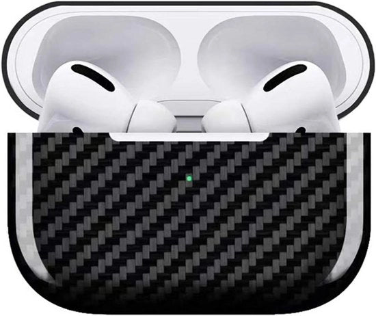 Hoes ultradunne in fibra di carbonio per caricatore AirPods Pro - resistente alle graffi di stoccaggio