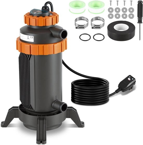 Riscaldamento Piscina Scambiatore di Calore per Piscine 3 kW Riscaldamento Piscina Scambiatore di Calore Riscaldamento Piscina