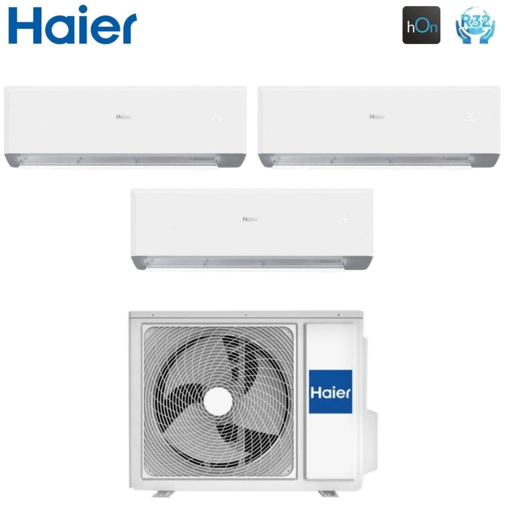 Condizionatore Trial Split Haier Revive 9+9+12 con 3U55MEEFRA R-32 Wi-Fi Integrato