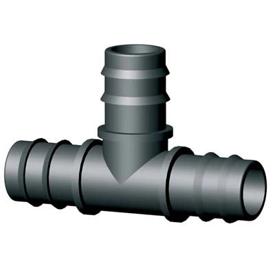 TEE PORTAGOMMA PN IRRITEC - MM 25X25X25- 50 pezzi