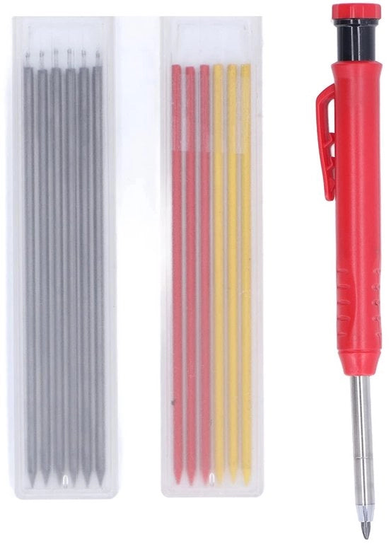 Impugnatura Sostenibile - Stilo per Lavorazione del Legno - Penna di Marcatura - Accessori di Completo - Solida - Ideale per Legno/Metallo/Vetro