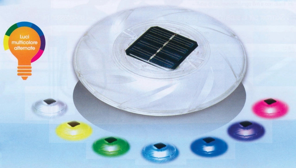 LAMPADA GALLEGGIANTE A LUCE SOLARE LED P/PISCINA 58111