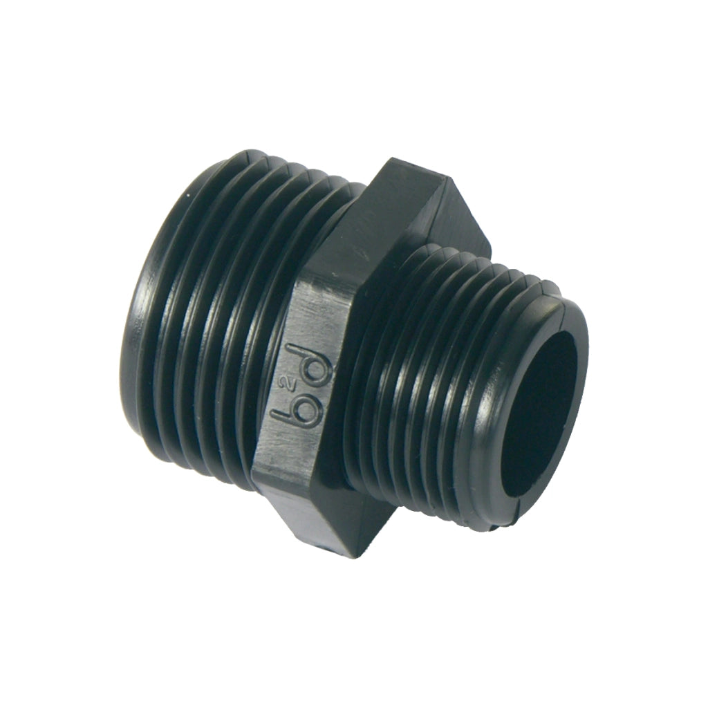 NIPPLES RIDOTTO IN PP NERO- 11/2x11/4- BUCCH- pezzi 1