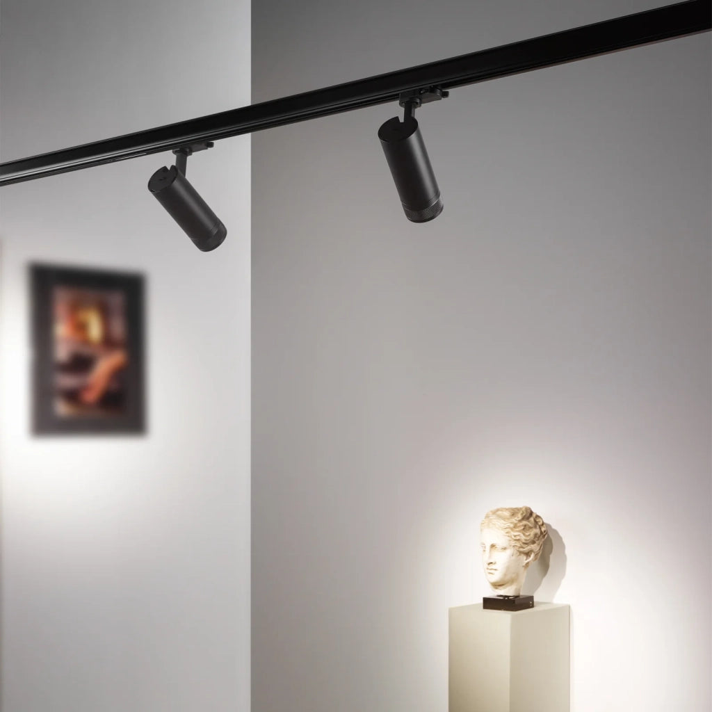 Faretto Eos 15W Luce Calda 3000K Nero Dimmerabile Ideal Lux