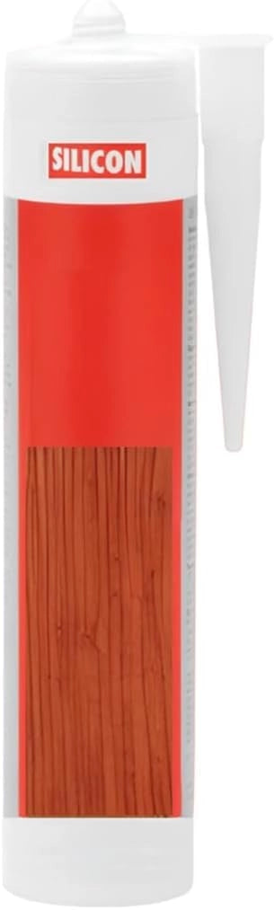Silicone acrilico per legno 300 ml colore merbau