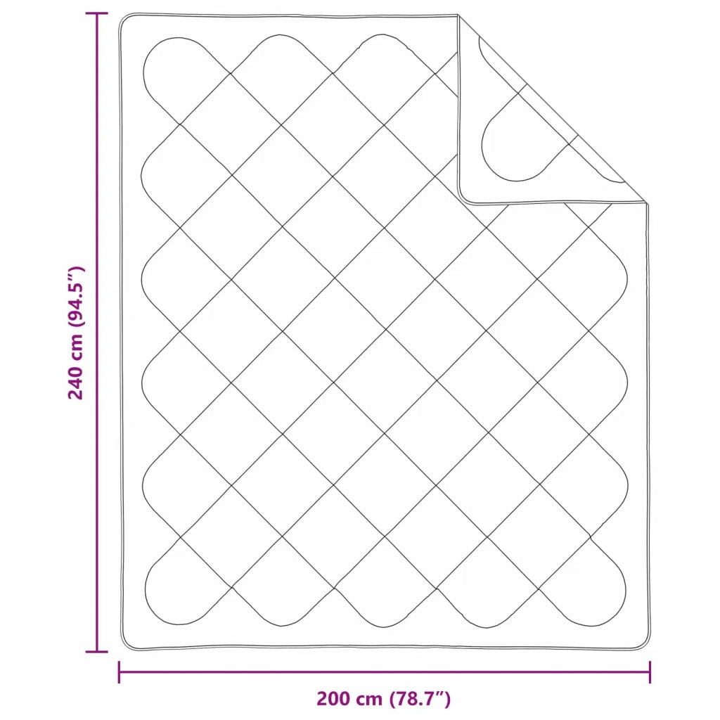 Duvet Estivo con cuscino 3 pcs Bianco Microfibra 3377287