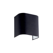 Paralume In Pvc Moderno Gea Tessuto Nero
