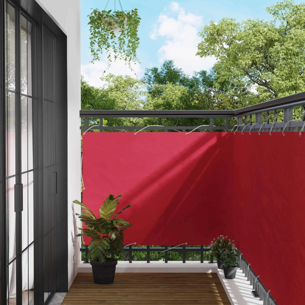 Schermo da balcone-Pannello per balcone Borgogna 120 x 800 cm