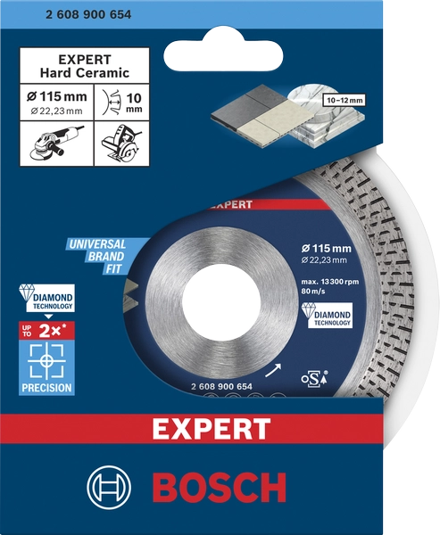 Disco da taglio Bosch diamantato diametro 115 mm marmo e piastrelle 2608900654