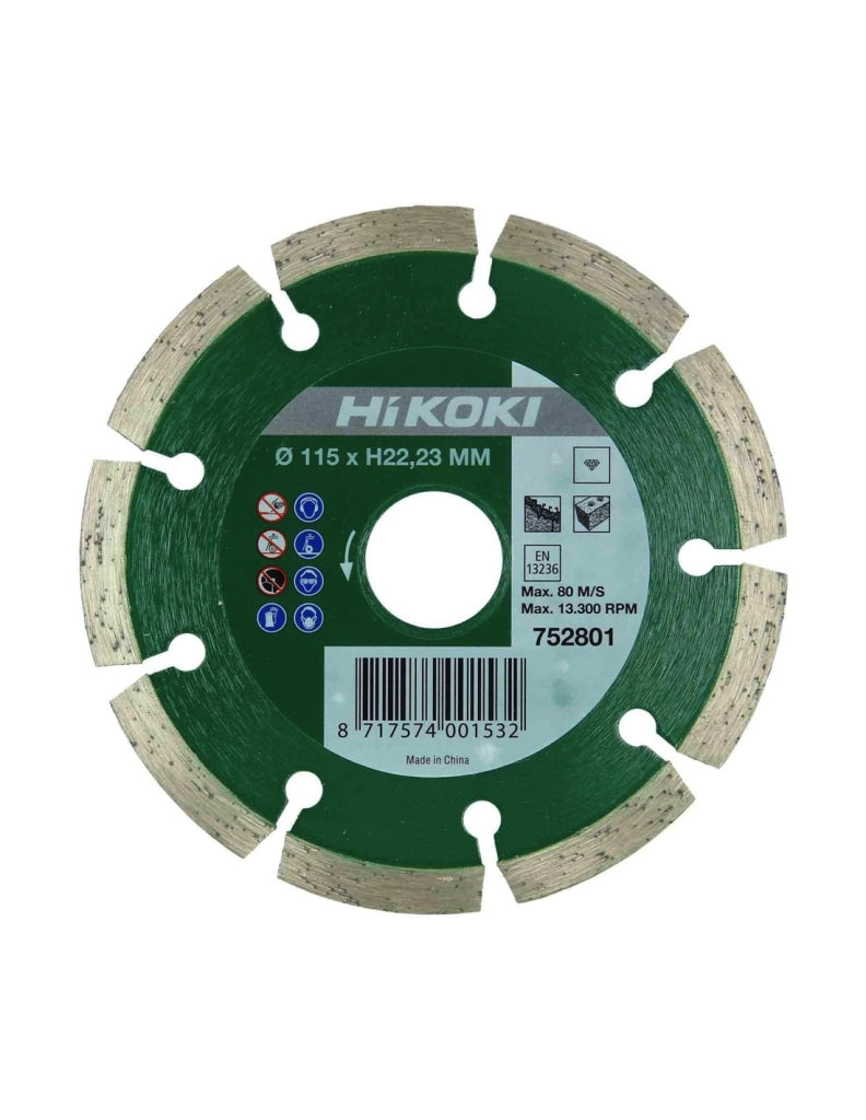 Disco da taglio diamantato Ø 115 x 22,2 x 7 mm HIKOKI