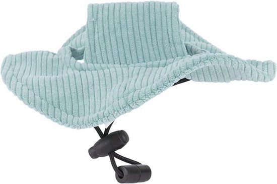 Pet per cani e gatti con protezione solare, morbido e comodo, leggero, cappello solare divertente con occhielli per gatti e cani - cappello per animali domestici - protezione estiva - verde, accessorio colorato - adatto per cani piccoli e medi.