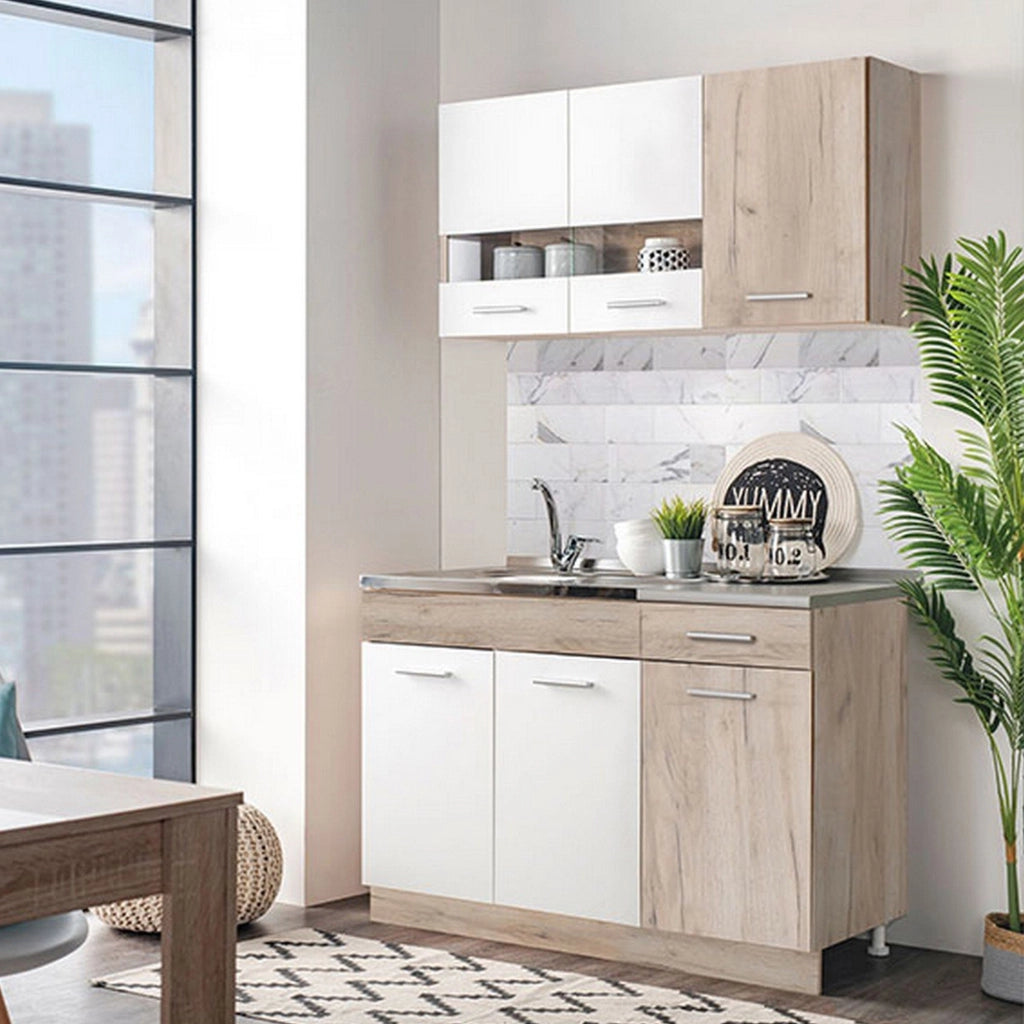 Cucinino Lanzo, Cucina un Cassetto, Elettrodomestici non inclusi, Bianco